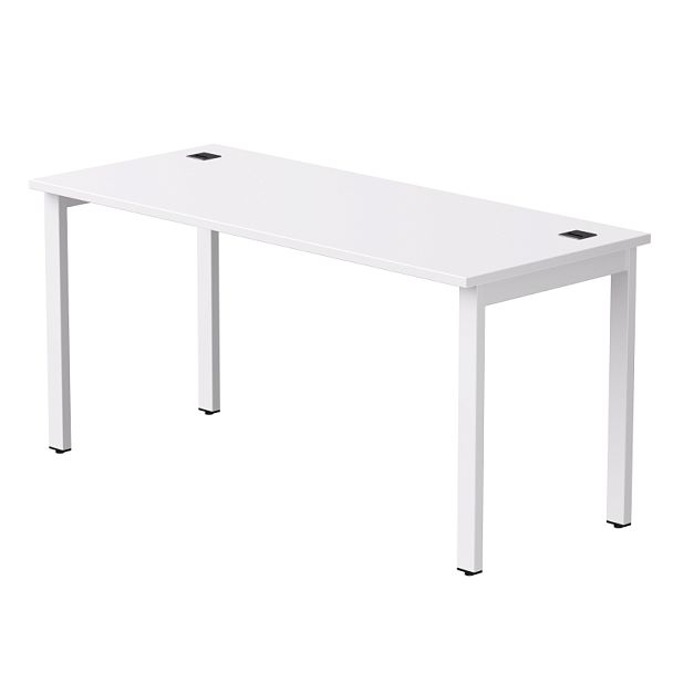 Стол прямой Everprof EVO на металлокаркасе 1580х670х755 мм Белый/Белый - Вид 1