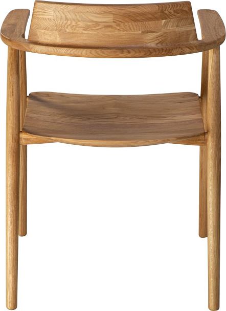 Кресло деревянное из массива дуба Сэн Дуб светлый - Вид 5