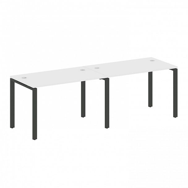 Рабочая станция "Metal System" БП.СМ-2.2 белый/антрацит - Вид 1