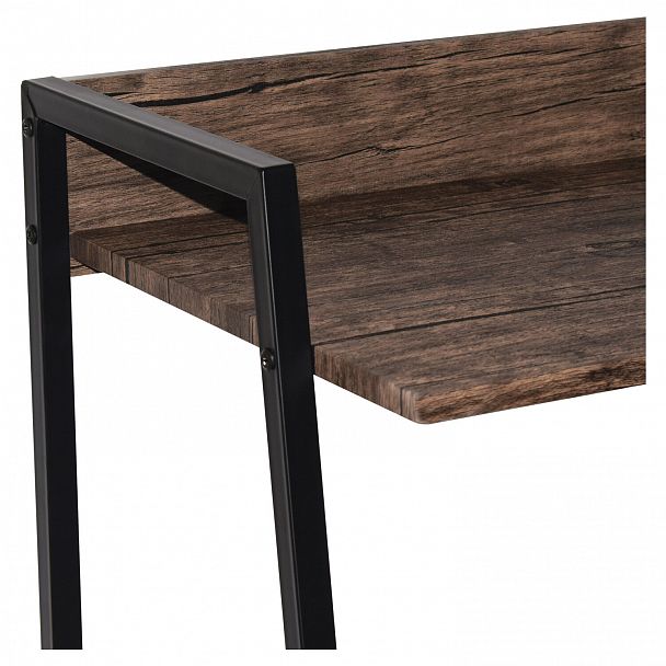 Стол на металлокаркасе BRABIX "LOFT CD-003", 640х420х840 мм, цвет морёный дуб, 641215 - Вид 7