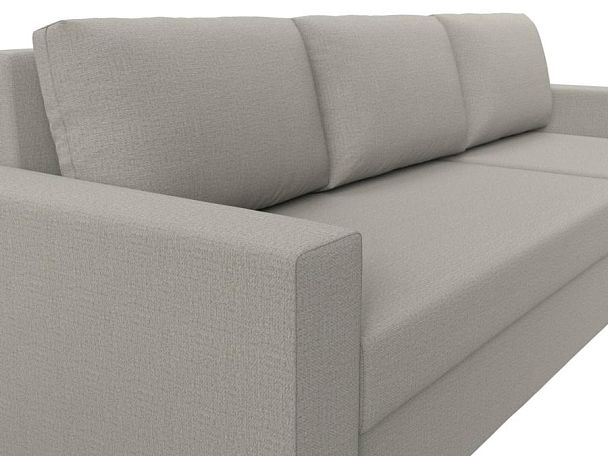 Диван угловой Траумберг Лайт правый угол Рогожка бежевый - Вид 4