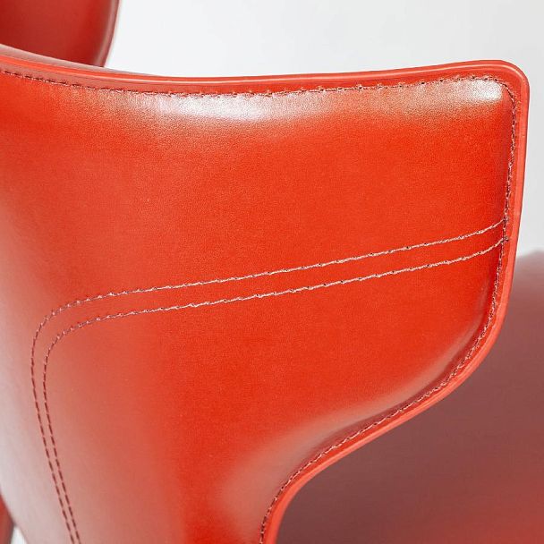 Стул полубарный Austin, кожа ретро-красный - Вид 11