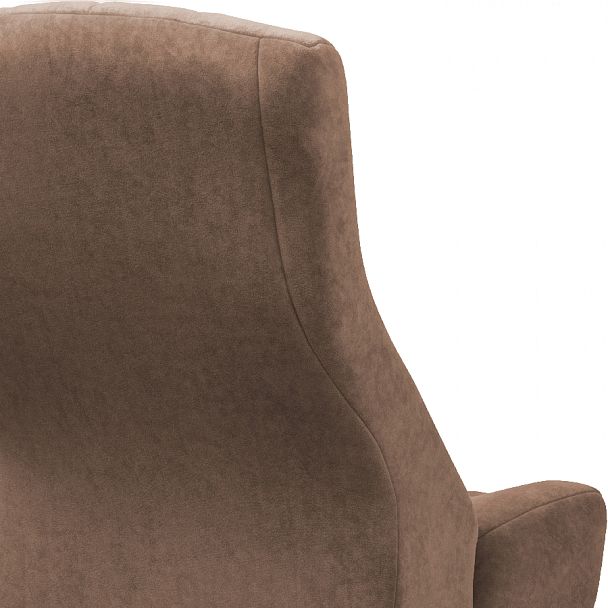 Стул деревянный мягкий Мэриот Темный орех/Латте велюр - Вид 9