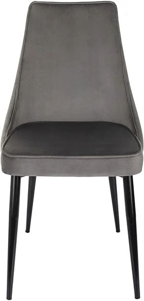 Стул для дома Бюрократ CH-K4_2 комплект 2шт т.серый Holland 18 металл черный на ножках (CH-K4_1/HL18_2) - Вид 2