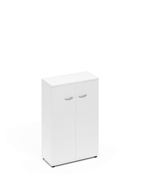 Шкаф средний закрытый A4 А4 9364 БП белый премиум - Вид 1