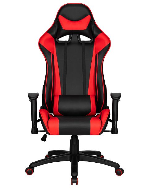 Кресло игровое DOBRIN BRIAN (черно-красная экокожа) - Вид 6