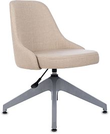 Кресло Бюрократ CH-340GLZ бежевый 38-402 крестов.4-луч. пластик пластик серый - Фото предпросмотра