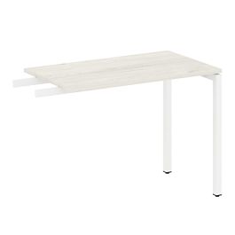 Metal System Quattro Приставной элемент на П-образном м/к 40БП.ПР-3 Дуб наварра/Белый металл 1000*600*750 - Фото предпросмотра