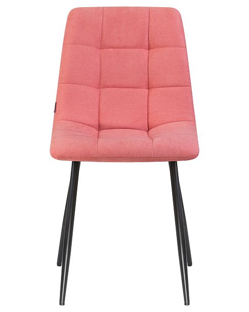 Стул обеденный DOBRIN ALEX (черные матовые ножки, розовая ткань (UF860-05B)) - Вид 6