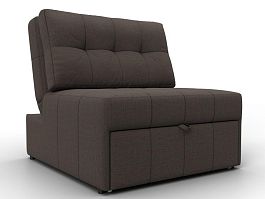 Кресло-кровать Лига-107 (80) Рогожка коричневый - Фото предпросмотра