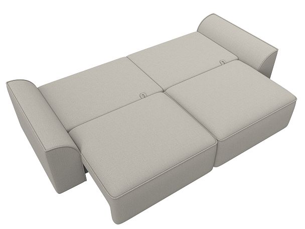 Диван прямой Лига-048 НПБ Рогожка бежевый - Вид 10