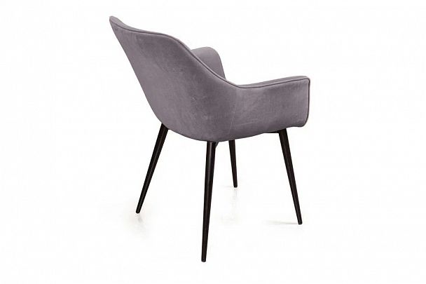 Стул Archi, бархат светло-серый 26, опора конус - Вид 4