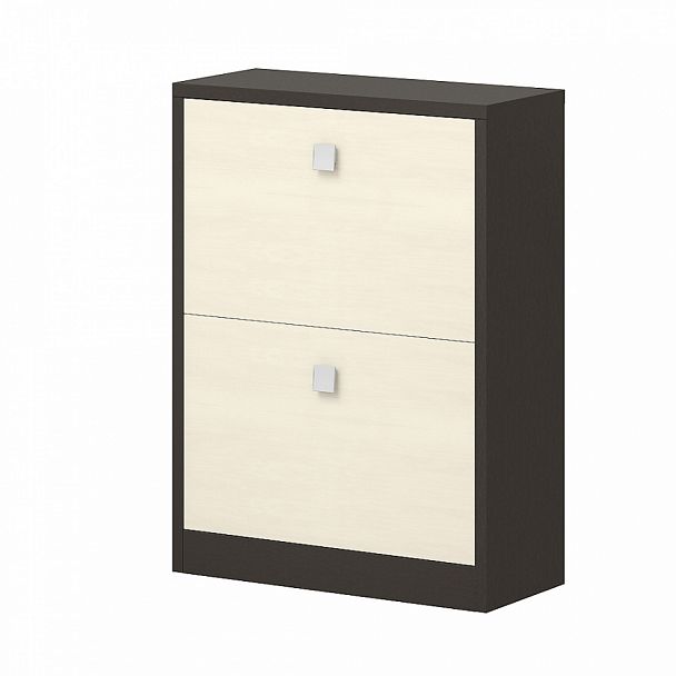 Обувница "Ницца" ПК-УНФД-ГЛШ84х65СЦ2/ОД-В1-268 дуб ферраре - Вид 1