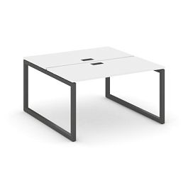 Стайл Проджект Рабочая станция 2-х сторон. SN-5O.DRS-001 Белый/Металл Антрацит 980*1232*750 - Фото предпросмотра
