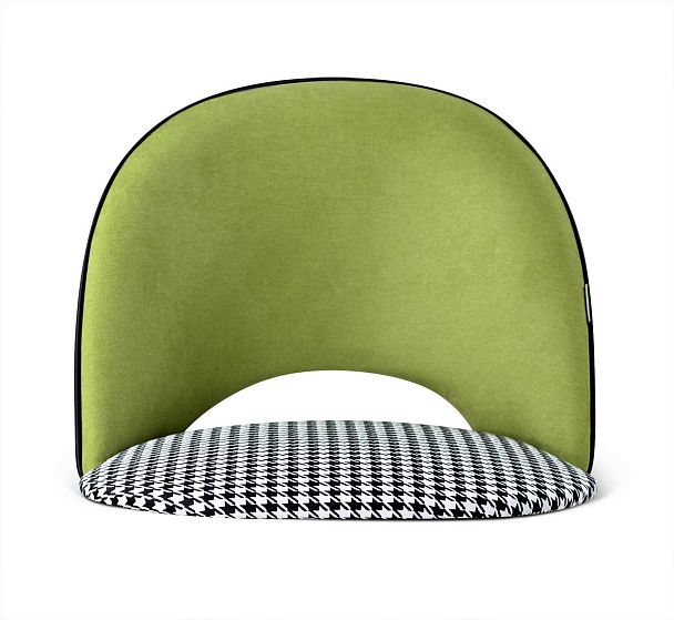 Стул барный Sheffilton SHT-ST34-3/S94 оливковый/гусиная лапка/прозрачный лак/черный - Вид 5