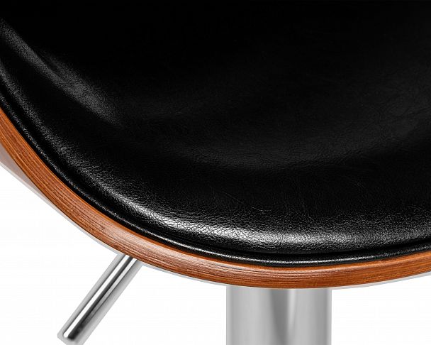 Стул барный DOBRIN KARTER (коричневое дерево, чёрный) - Вид 7