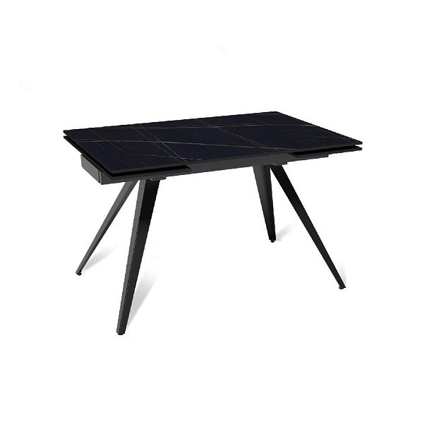 Стол раскладной Asti (120+30+30), керамика матовая Black Gold - Вид 1