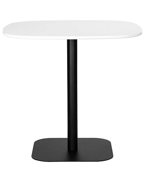 Стол обеденный DOBRIN OTIS (белая столешница, черное основание) - Вид 3