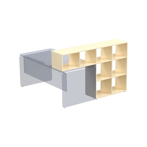 Стеллаж угловой для стола Аккорд 48H905 - Вид 1