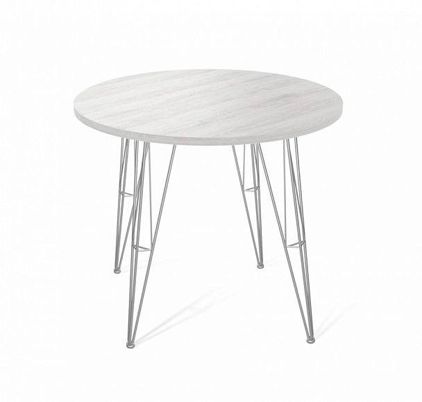 Стол Sheffilton SHT-TU10/TT 80 ЛДСП хром лак/сосна касцина - Вид 1