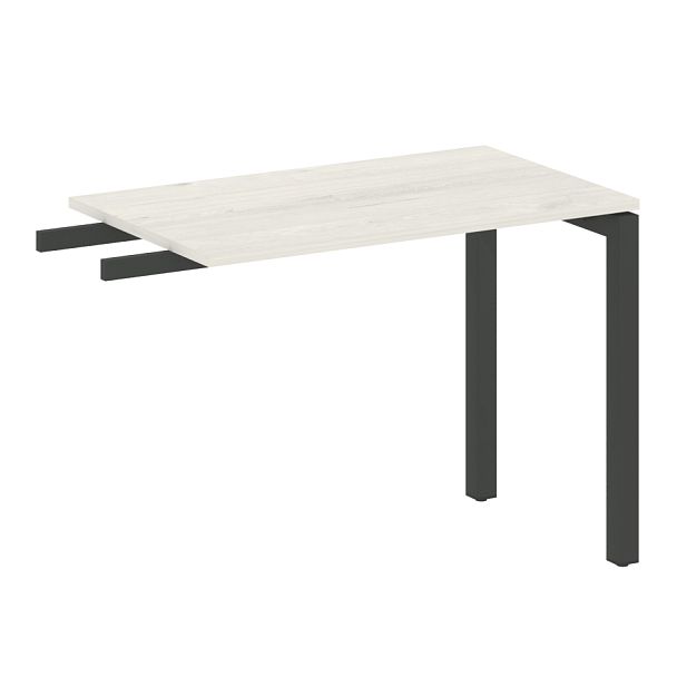 Metal System Quattro Приставной элемент на П-образном м/к 50БП.ПР-3 Дуб наварра/Антрацит металл 1000*600*750 - Вид 1