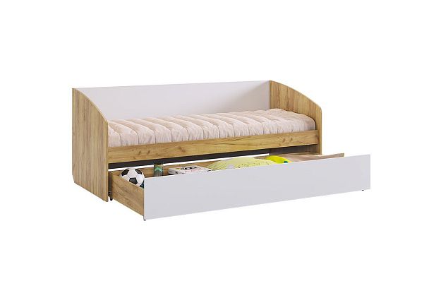 Форсаж Кровать MKF-07.2725 дуб крафт золотой/белый - Вид 8