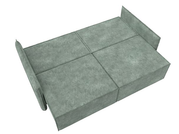 Диван прямой Либерти Велюр зеленый - Вид 10