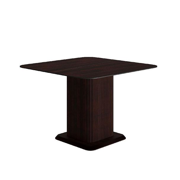 Стол Denver 110+40, квадрат раздвижной, шпон - Вид 1