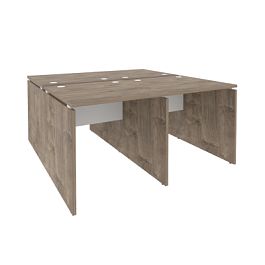 Onix Рабочая станция O.D.RS-4.0.8 Тиквуд темный/Белый бриллиант 1560*1635*750 - Фото предпросмотра