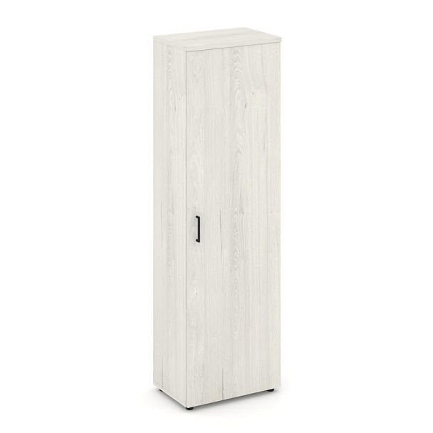 Стайл Проджект Гардероб узкий неглуб. SN.GB.E-001 Дуб Наварра/Черный Ручки 600*400*1982 - Вид 1