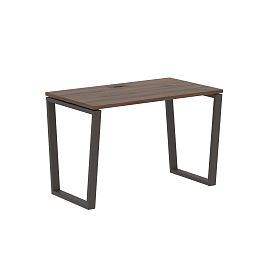 Стол прямой EVST 1167 Дуб Денвер тёмный/Мокко 1160х670х750 EDIS - Фото предпросмотра