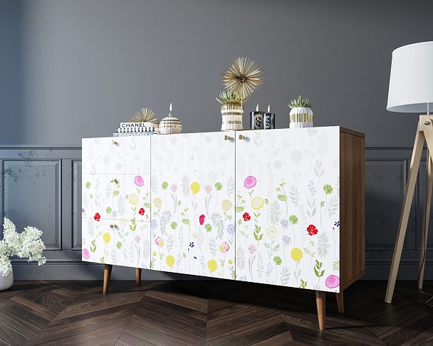 Комод "Berber" с двумя дверками и ящиками принт 7 - Вид 5