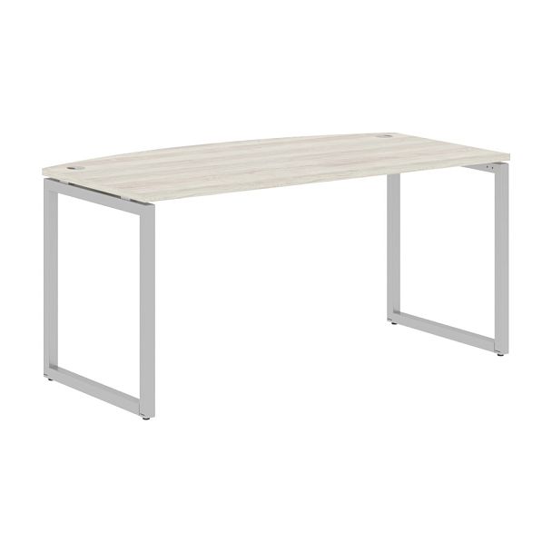 Стол руководителя XQET 169 Сосна Эдмонт/Алюминий 1600х867х750 XTEN-Q - Вид 1