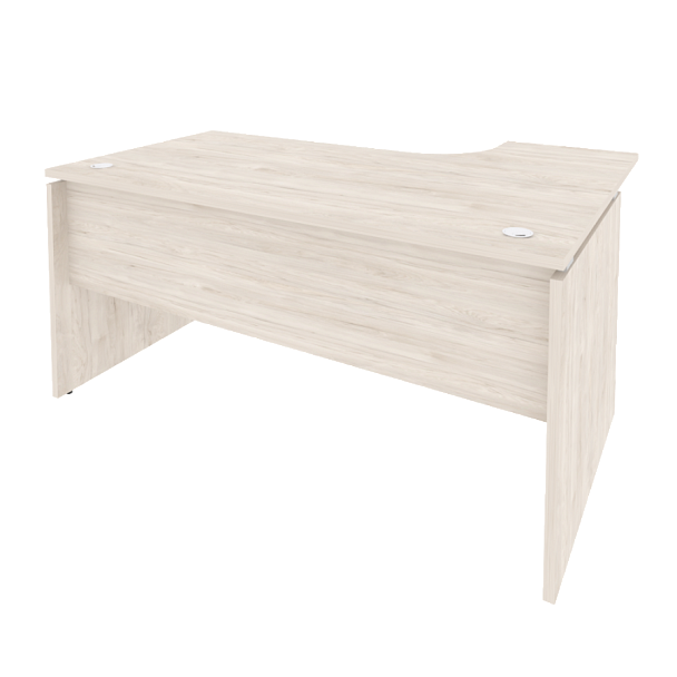 Onix Стол эргономичный левый O.SA-4 (L) Денвер светлый 1580*1180*750 (800/460) - Вид 1