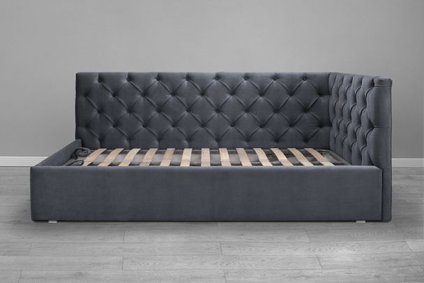 Кровать «Оливия» серая - Вид 2