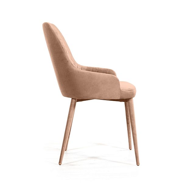 Стул Douglas ромб, бархат бежевый 5 - Вид 3