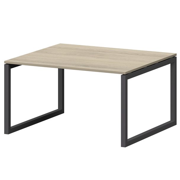 Стол переговорный на металлокаркасе СМСП-О-14.123.Пр50 Кронберг/Антрацит 1400x1236x750 Смарт - Вид 1