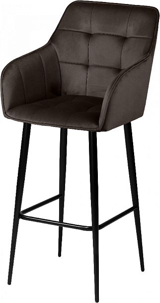 Комплект барных поворотных кресел Мони К, Confetti stone/черный, 2 шт. - Вид 2