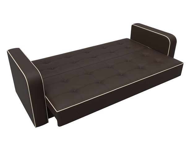 Диван-книжка Тур Экокожа\Велюр коричневый - Вид 7