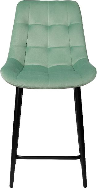 Комплект полубарных поворотных стульев Эйден, Confetti aquamarine/черный, 4 шт. - Вид 3