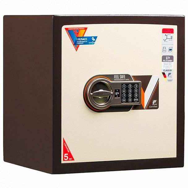 Сейф взломостойкий 1 класс VALBERG "Карат-46 EL new", 460х440х380 мм, 90 кг, электронный замок, S10499104440 - Вид 1
