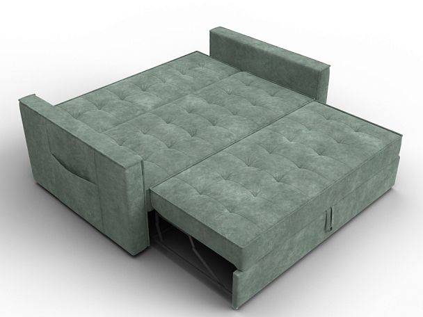 Диван прямой Лига-104 (140) Велюр зеленый - Вид 8