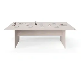 UNITY PОКС-12/24 ДУБ МОЛОЧНЫЙ Конференц стол прямоугольный Универсальный 2400х1200х750 - Фото предпросмотра