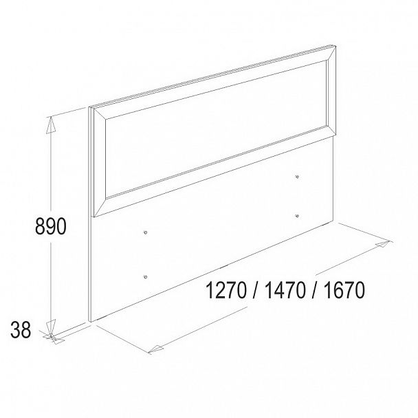 Кровать "Ольга 14" 1,6 - Вид 3