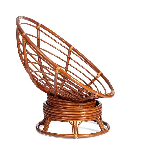 Кресло-качалка Папасан/Papasan (W 23/01 B) /без подушки/Pecan (орех) - Вид 2