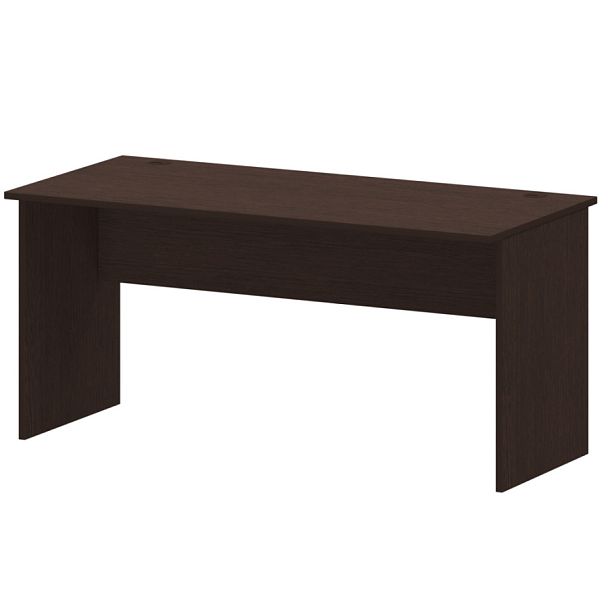 Стол с левым и правым кабель каналом А-004.К Дуб венге 1600x730x760 Арго - Вид 1