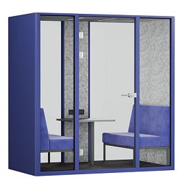 SoundCube RV QUATTRO з/с-стекло  SDC-2.2-GL Синий/Зимний Лес/Черный/Антрацит/Прозрачный/Серый 2200*1470*2278 - Фото предпросмотра