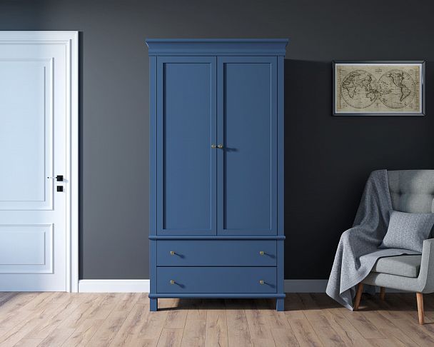 Шкаф двухстворчатый "Jules Verne" JV27ETGB - Вид 2