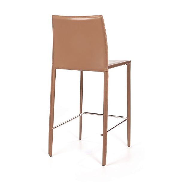 Стул полубарный Rolf, кожа капучино - Вид 6