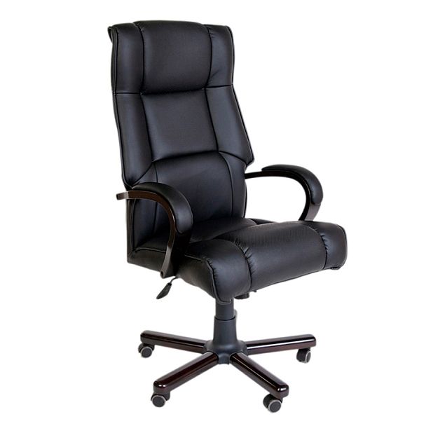 Chair A / Кресло Chair A Chair A 71x81,5x120 чёрный / темный орех - Вид 1